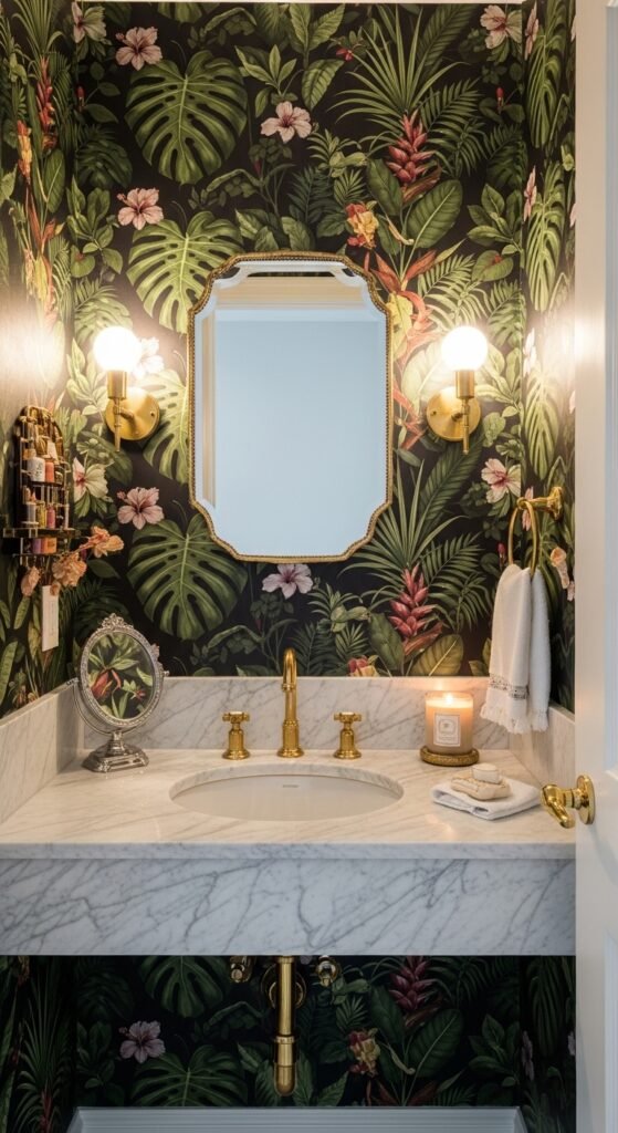 Bold Botanical Wallpaper Escape