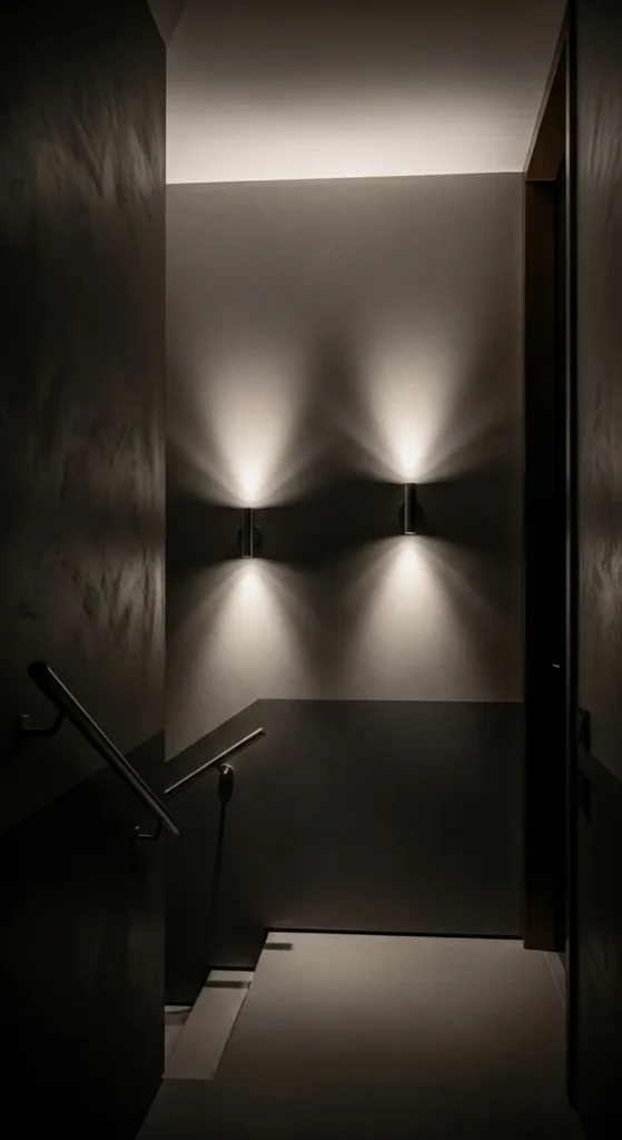 Dark Monochrome Entryway with Moody Vibes