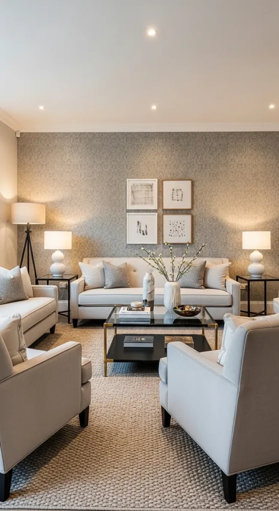 Textured Wallpaper Statement