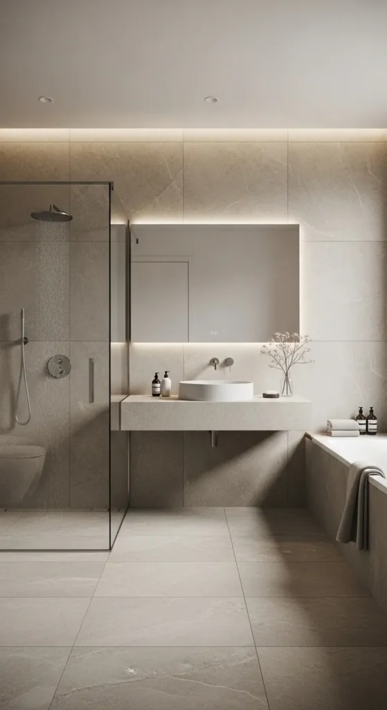 Neutral Stone Tile Elegance