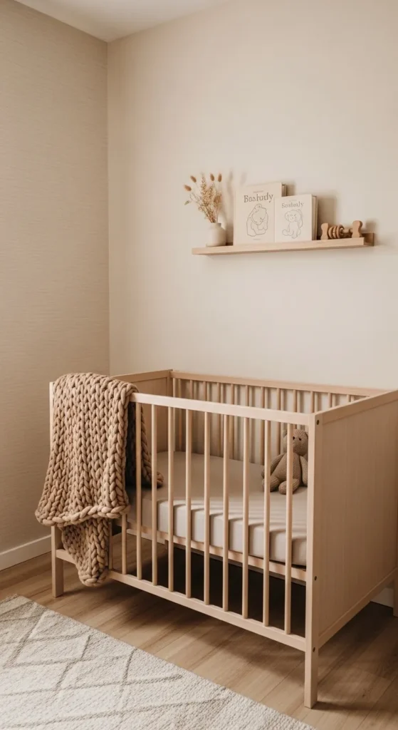 Warm Beige Minimalist Nursery