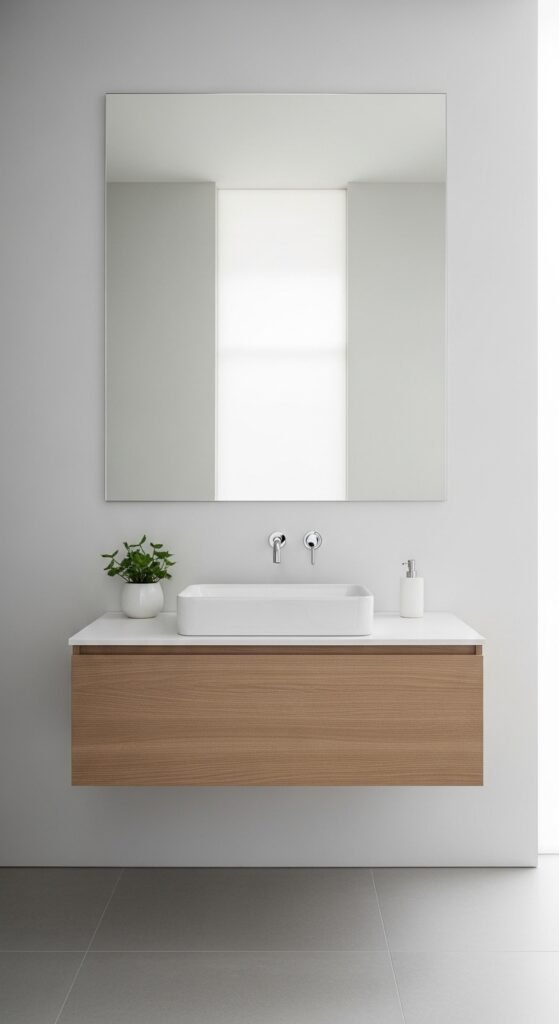Frameless Mirror Elegance
