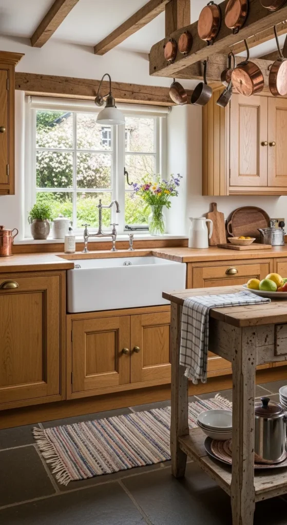 Farmhouse Sinks as Cottage Centerpieces