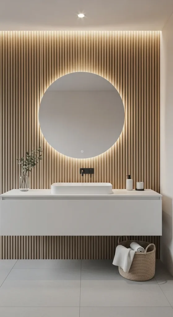 Wood Slat Details for Added Warmth