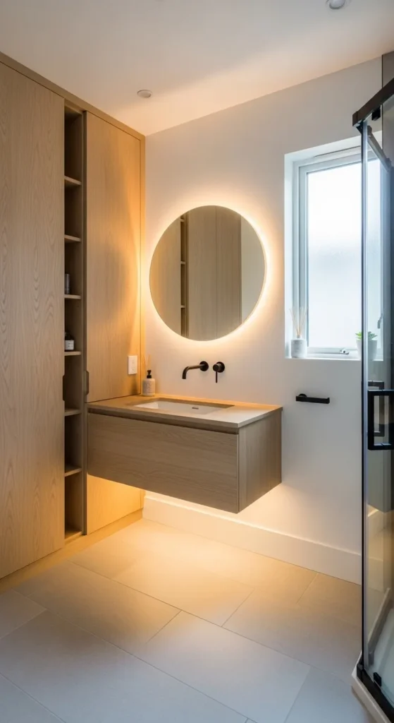 Compact Ensuite with Smart Storage