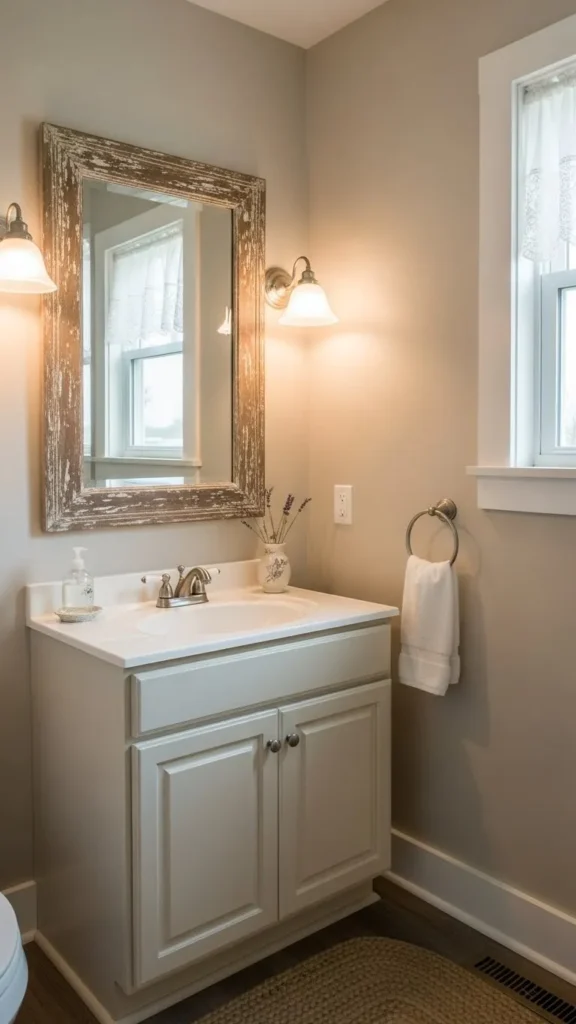 Antique Mirror as a Statement Piece