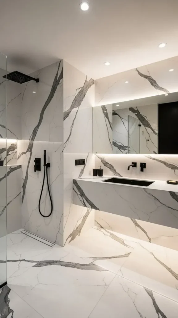 Black and White Marble Elegance