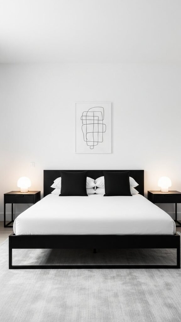 Black and White Minimalist Haven