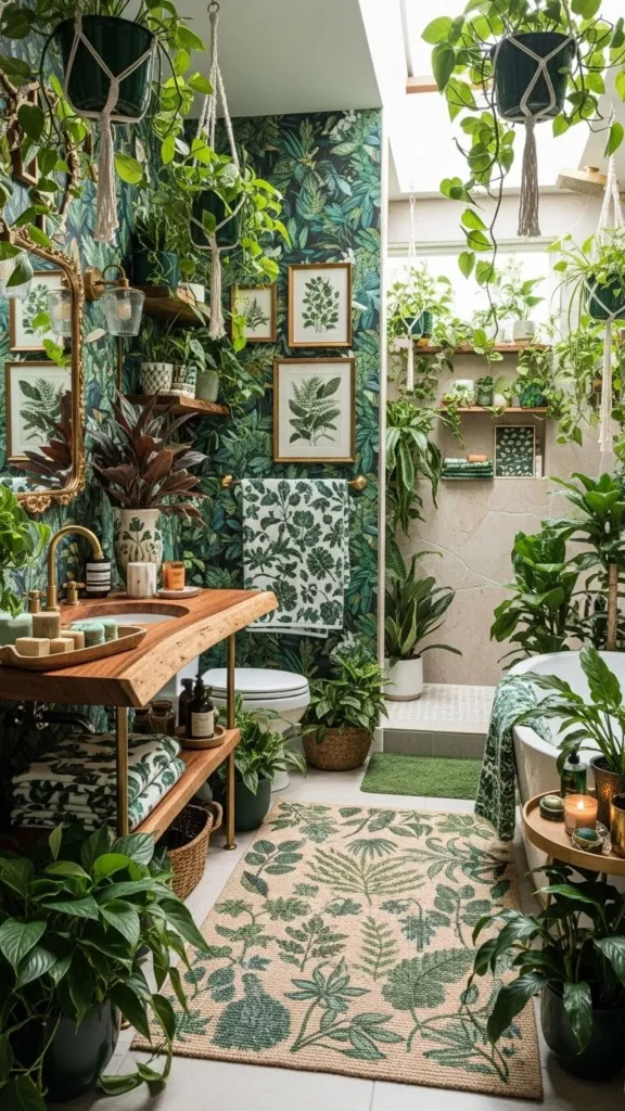 Botanical Jungle Bathroom