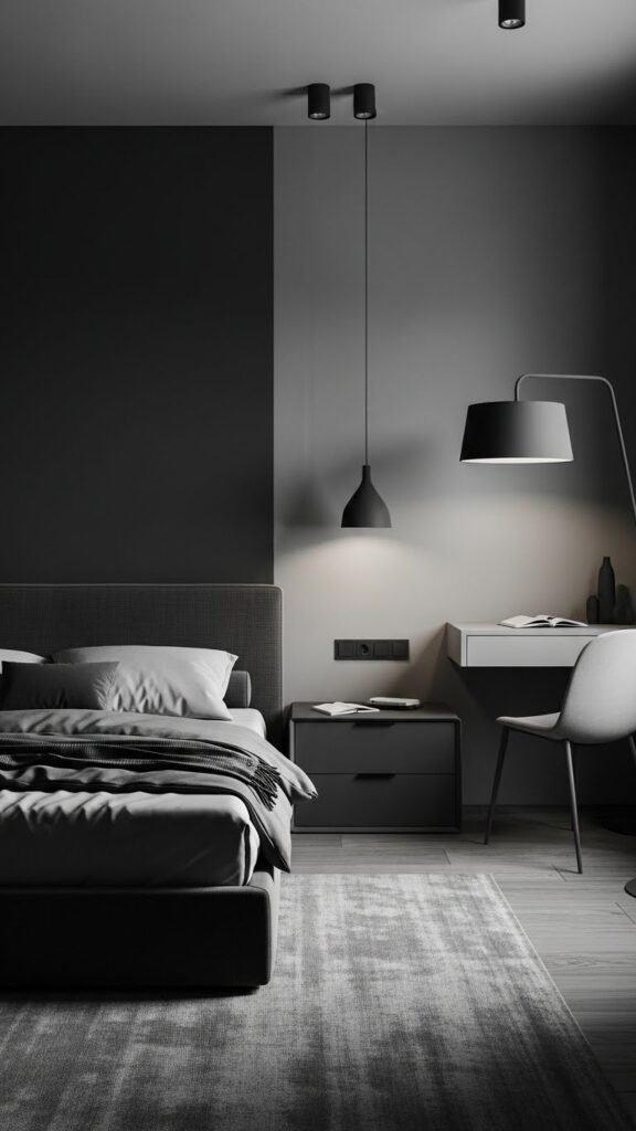 Charcoal and Ash Modern Balance