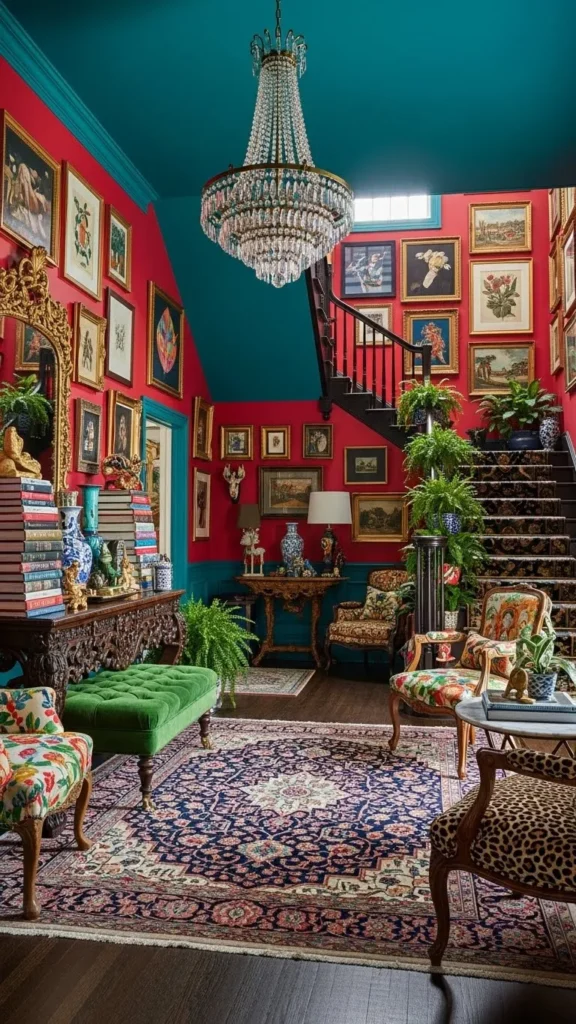 Color Drenched Walls With High Impact