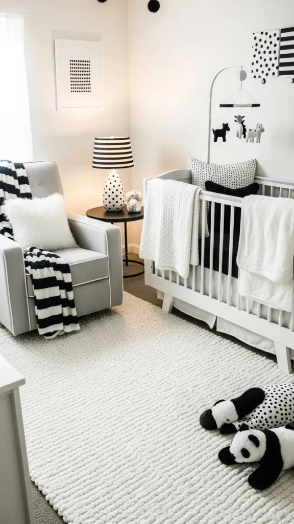 Cozy Monochrome with Plush Textiles