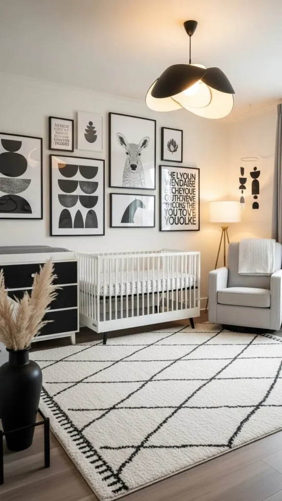 Elegant Monochrome Wall Art Focus