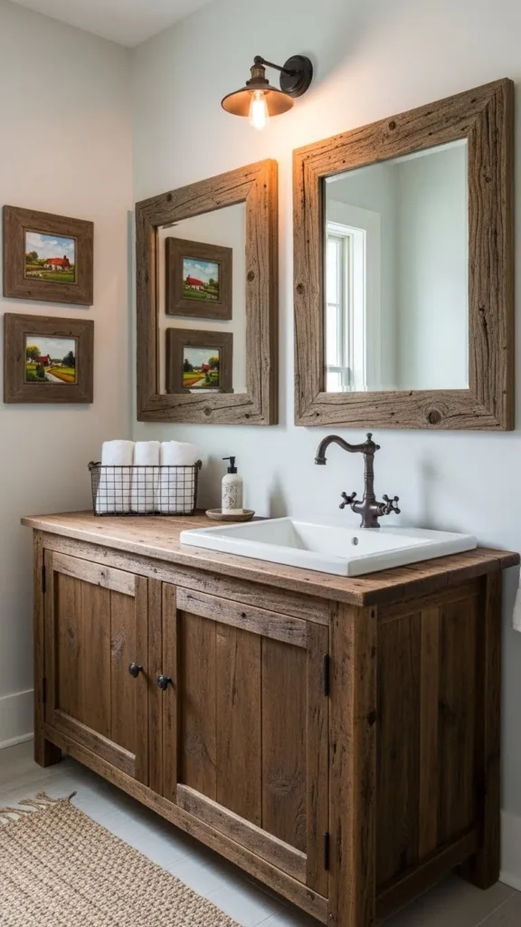 Farmhouse Inspired Wallpaper with Subtle Patterns