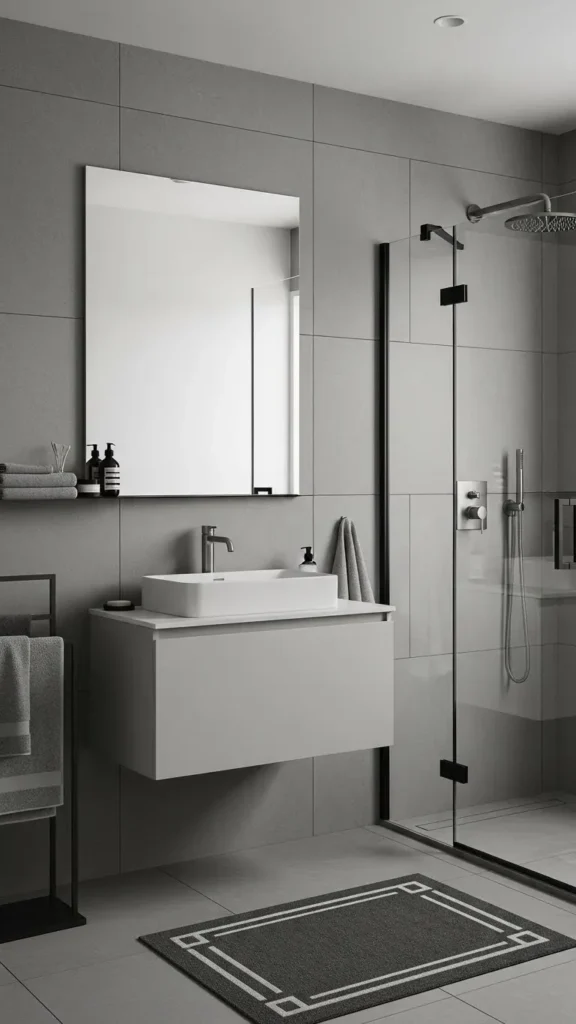 Grey Monochrome with Metallic Accents