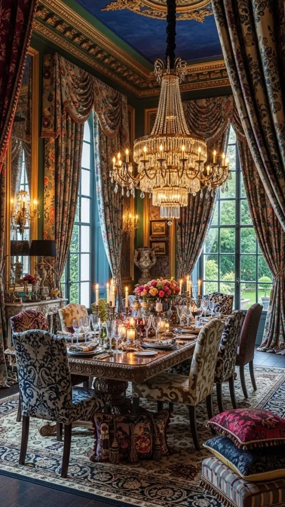 Layered Window Treatments for Drama