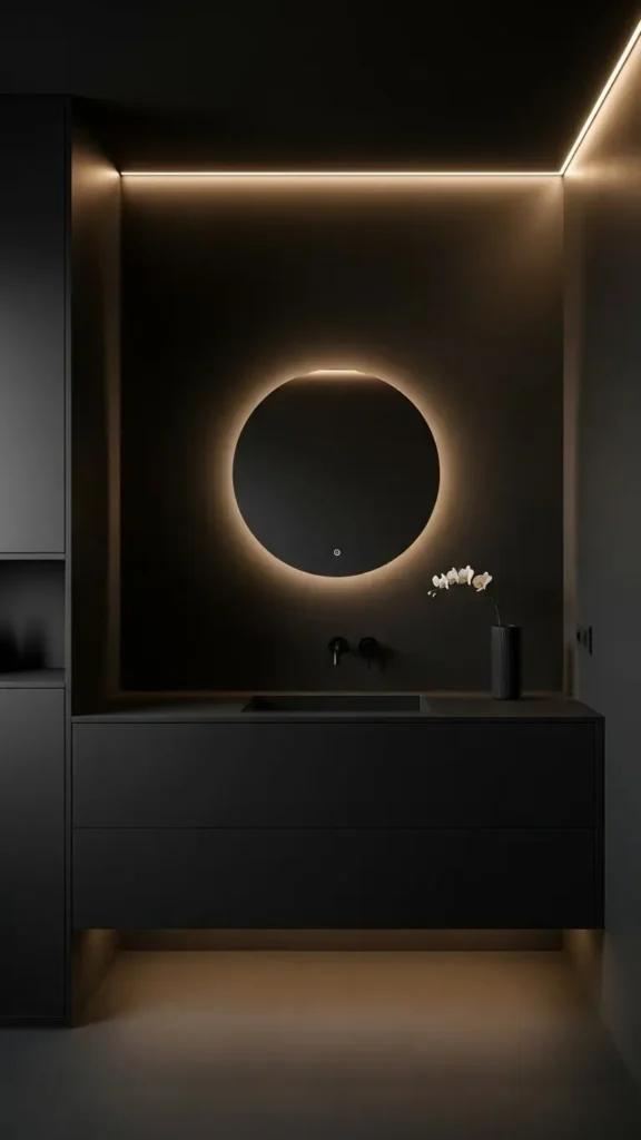 Matte Black Minimalist Retreat