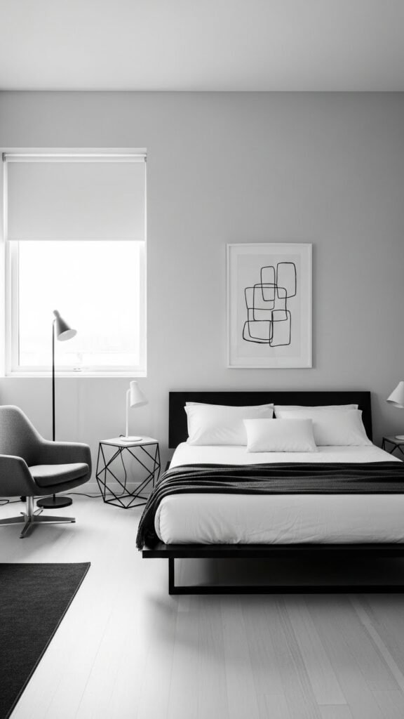 Minimalist Monochrome with Clean Lines