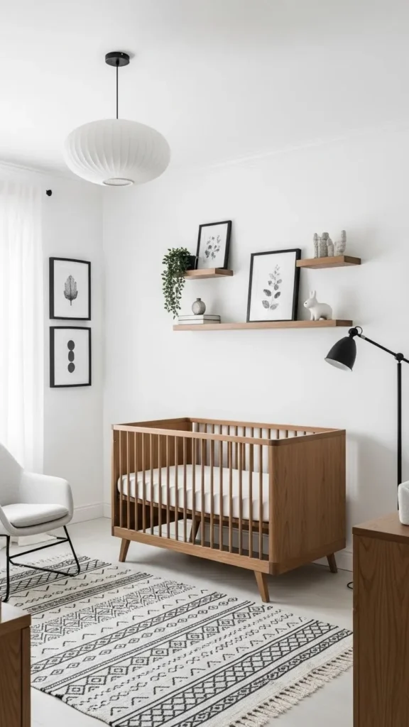 Modern Monochrome with Natural Wood