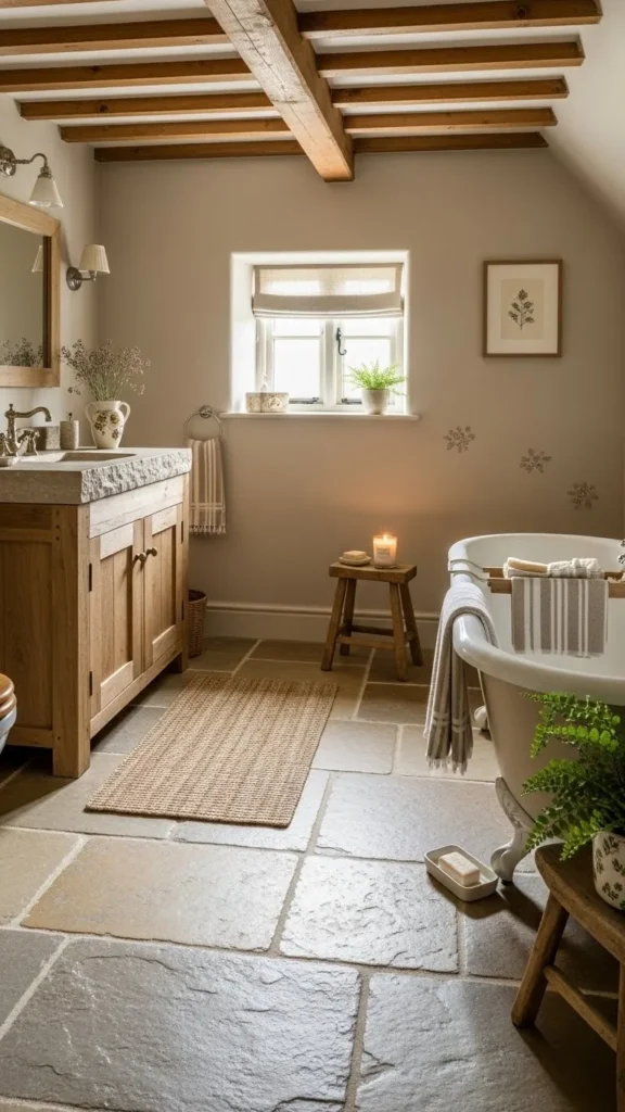 Neutral Stone Flooring