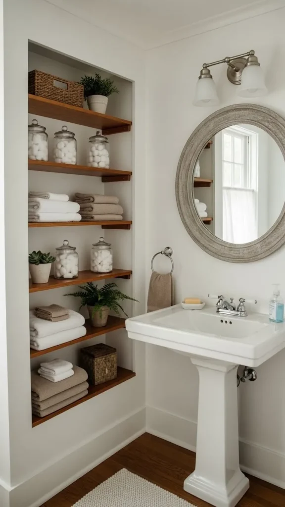 Open Shelving with Country Charm