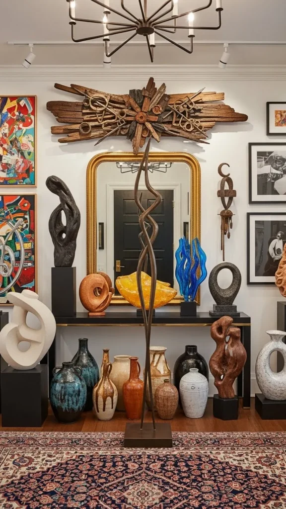 Sculptural Decor as Art Pieces