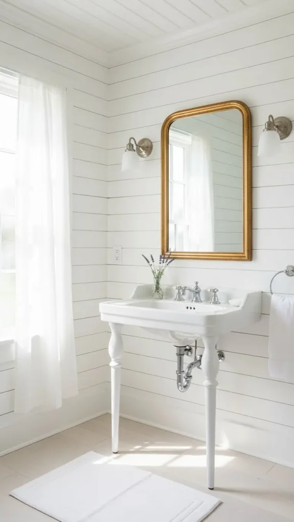 Shiplap Wall Elegance