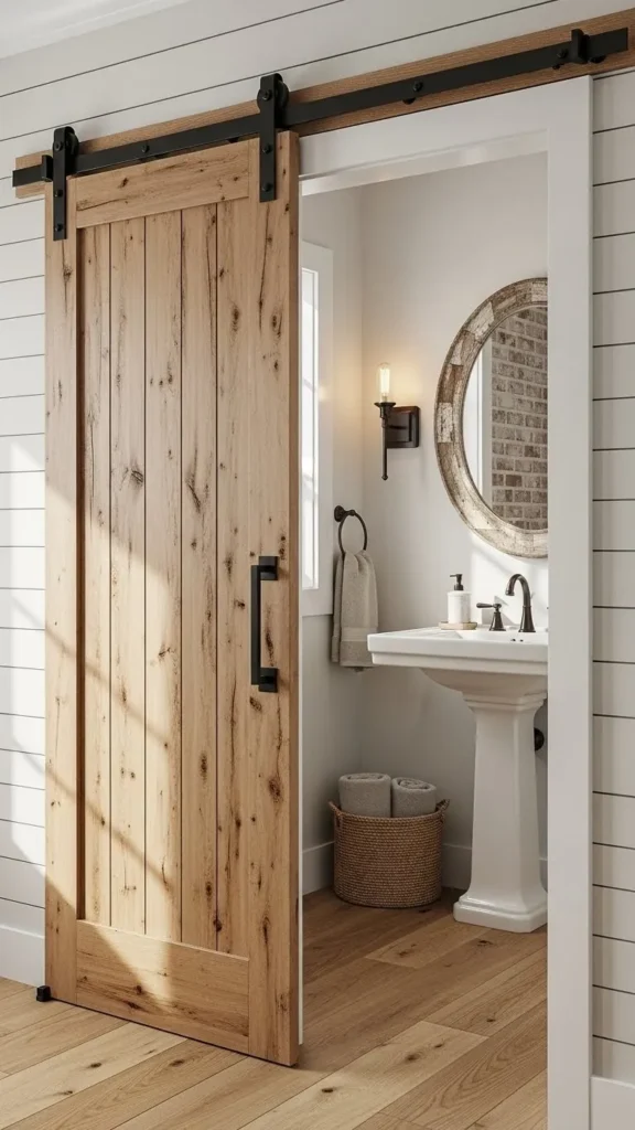 Sliding Barn Door for Farmhouse Style
