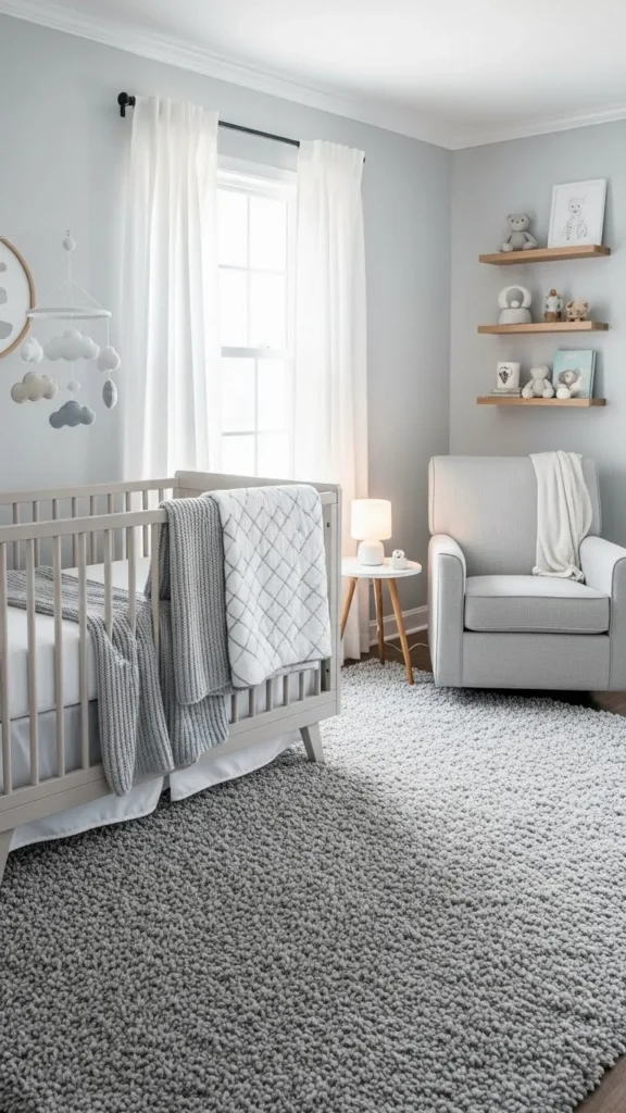 Soft Gray and White Harmony