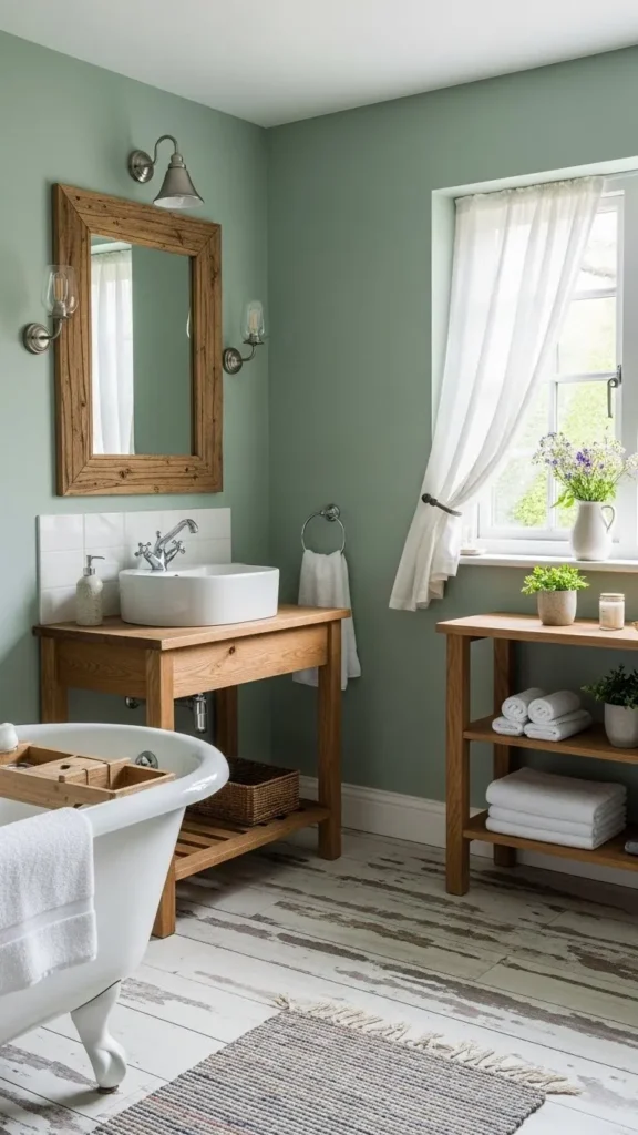 Soft Green Cottage Tones