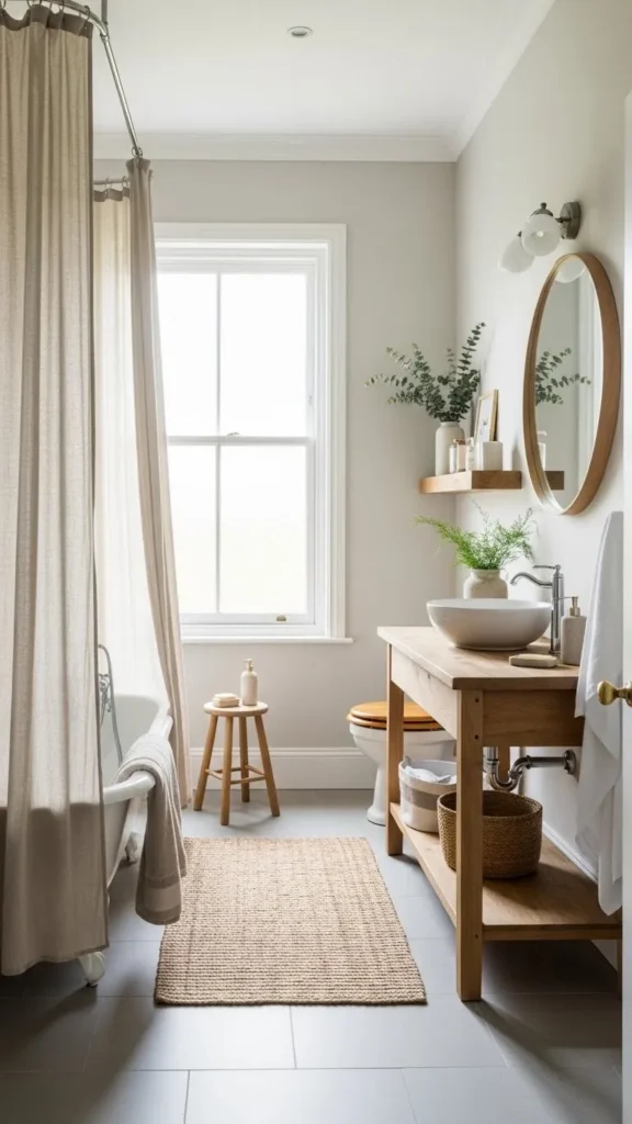 Soft Linen Shower Curtains