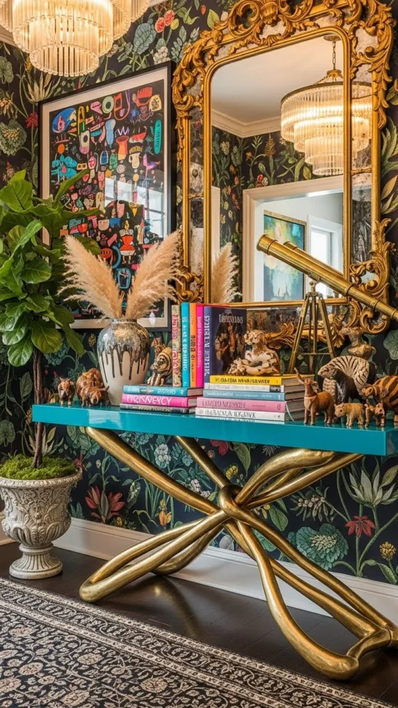 Statement Console Tables With Character