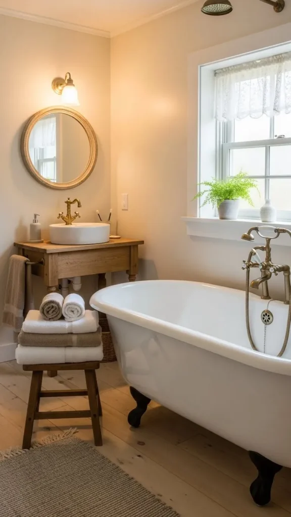 Vintage Clawfoot Tub Charm