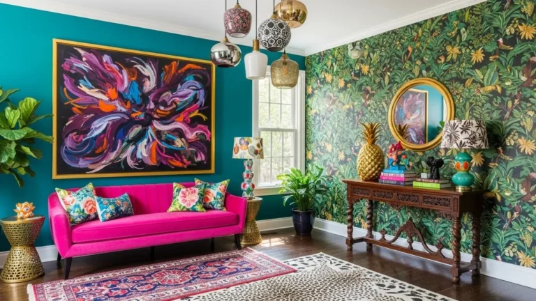 maximalist entryway ideas