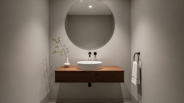 minimalist powder room ideas