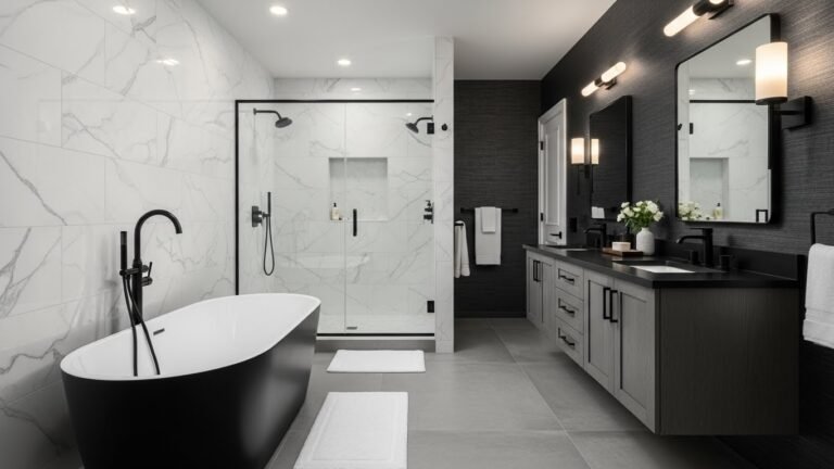 monochrome bathroom ideas