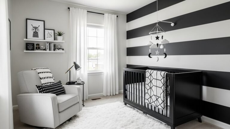 monochrome nursery ideas