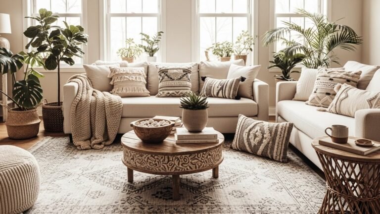 scandi boho living room ideas