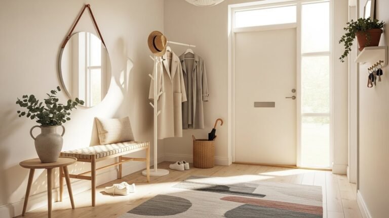 scandi entryway ideas