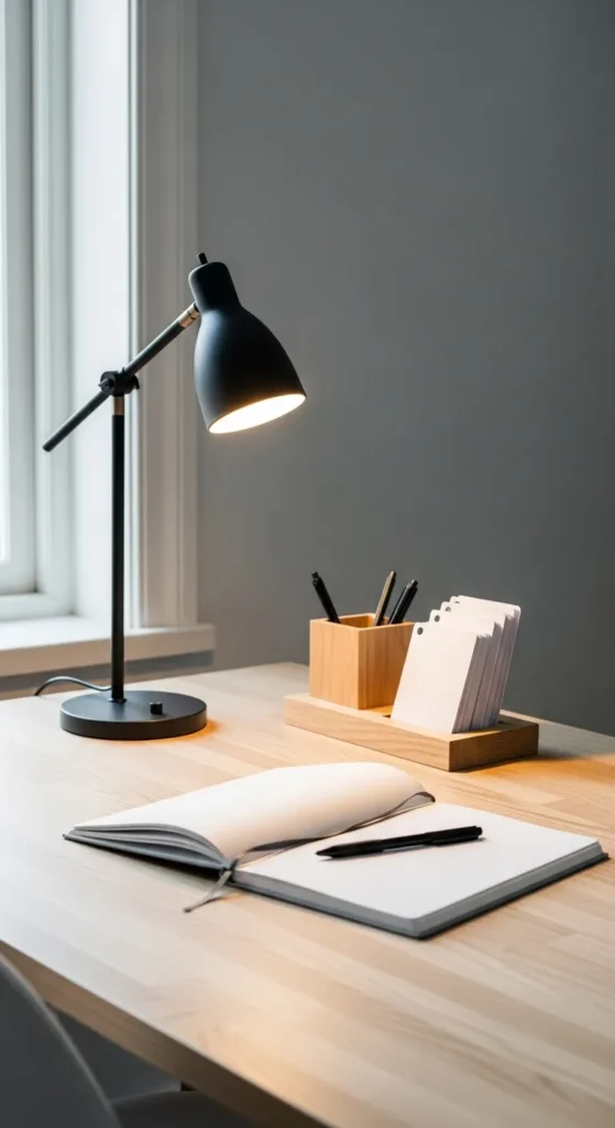 Clean Desk Setup with Functional Decor