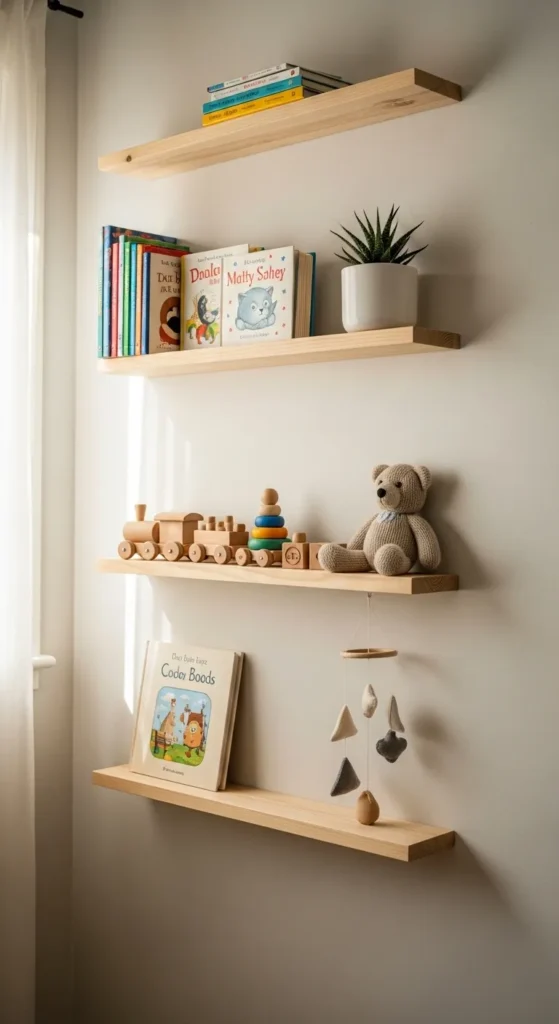Minimalist Scandinavian Wall Shelves