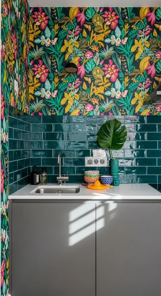 Bold Wallpaper That Steals the Show