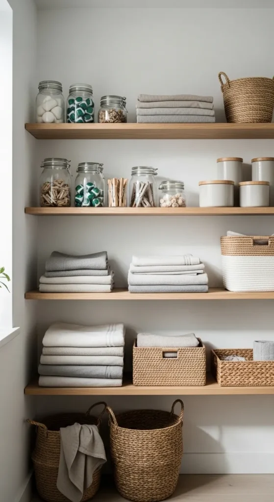 Open Shelving That Feels Airy and Organized