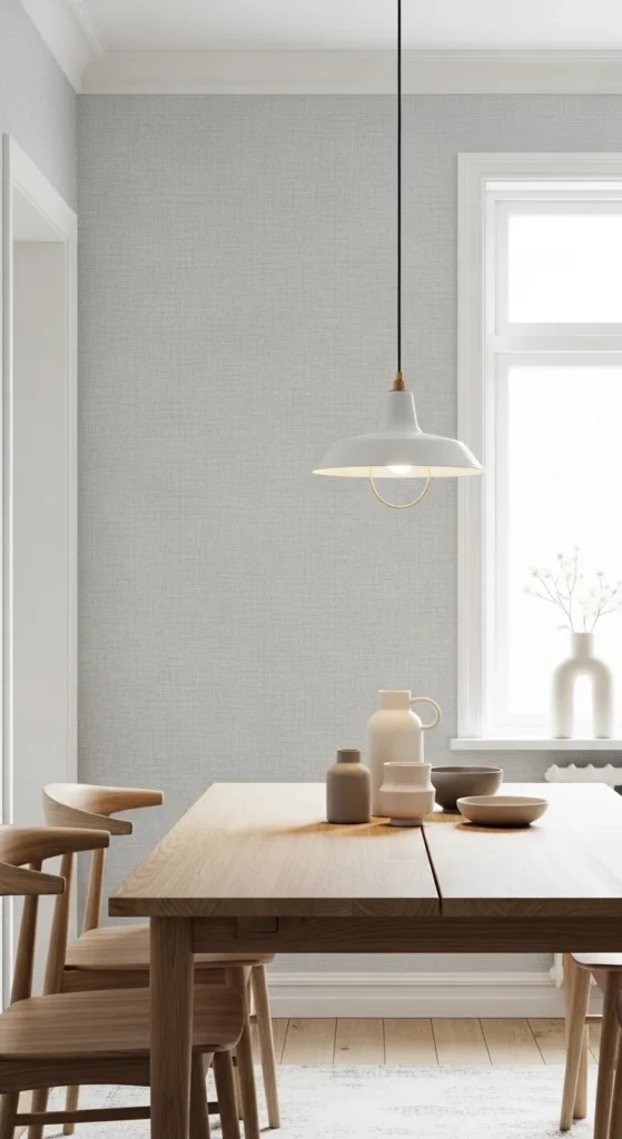 Light Gray Textured Wallpaper