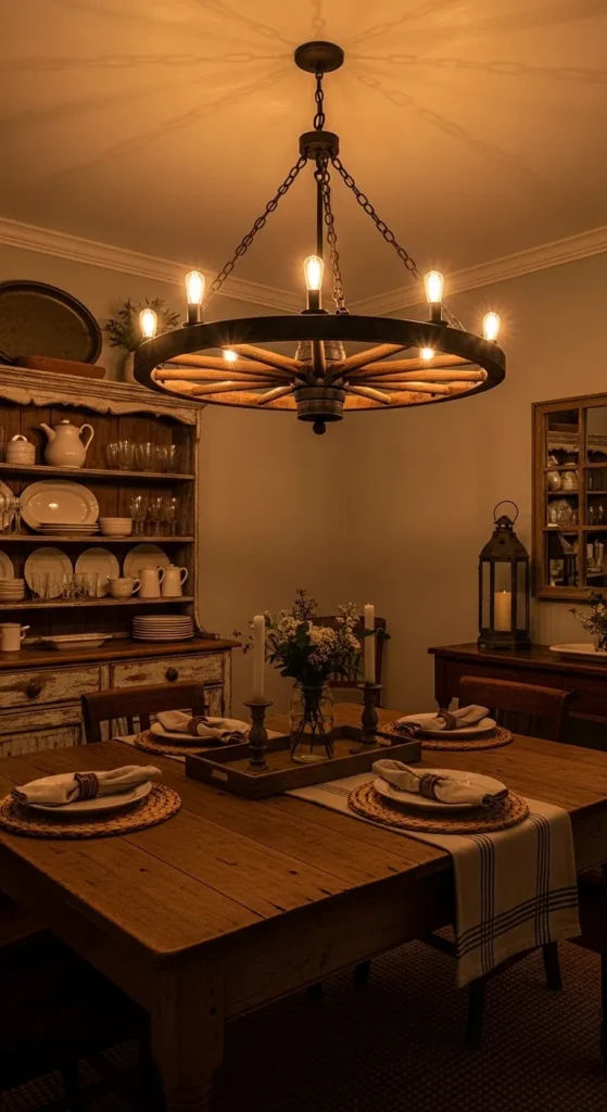 Statement Farmhouse Chandelier