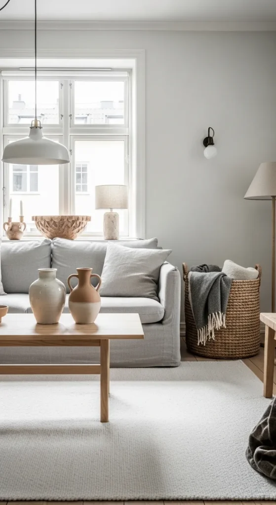 Minimal Décor with Handmade Rustic Accents