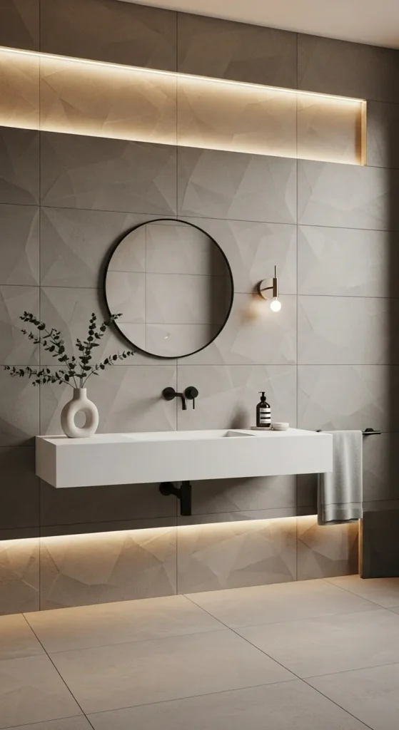 Textured Tiles for Depth and Visual Interest