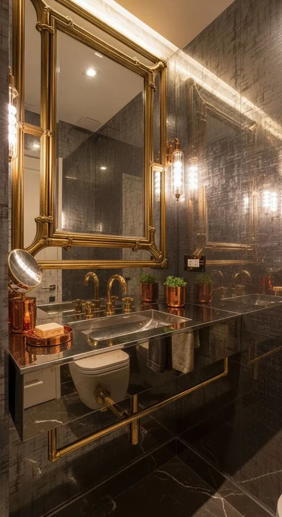 Luxe Metallic Finishes Everywhere