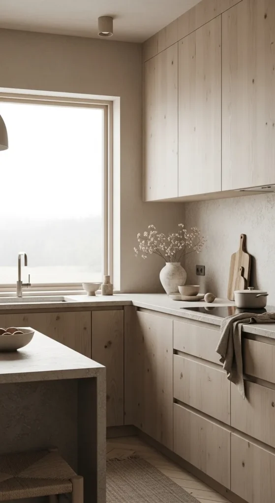 Scandinavian Kitchen with Soft Neutral Tones