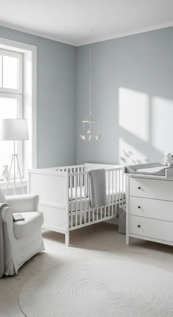 Calm Grey and White Color Scheme